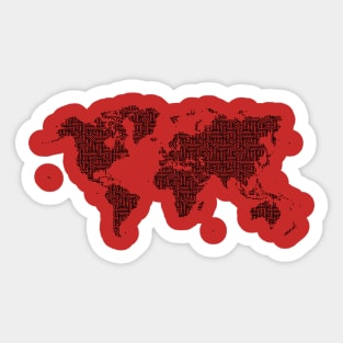 cyber world Sticker